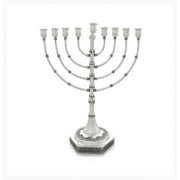 Eliezer Sterling Silver Hanukkah Menorah