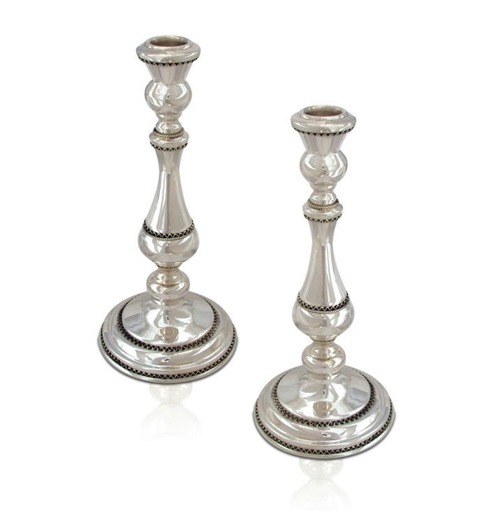 Gili Small Sterling Silver Candlesticks