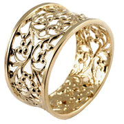 14k Yellow Gold Filigree Ring