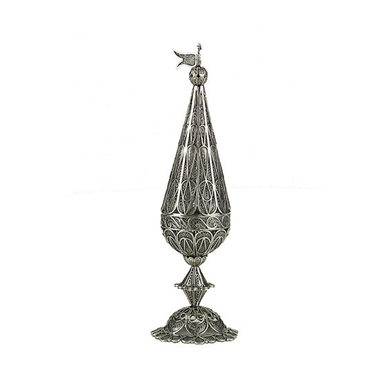 Sterling Silver Cone Besamim Holder for Havdala