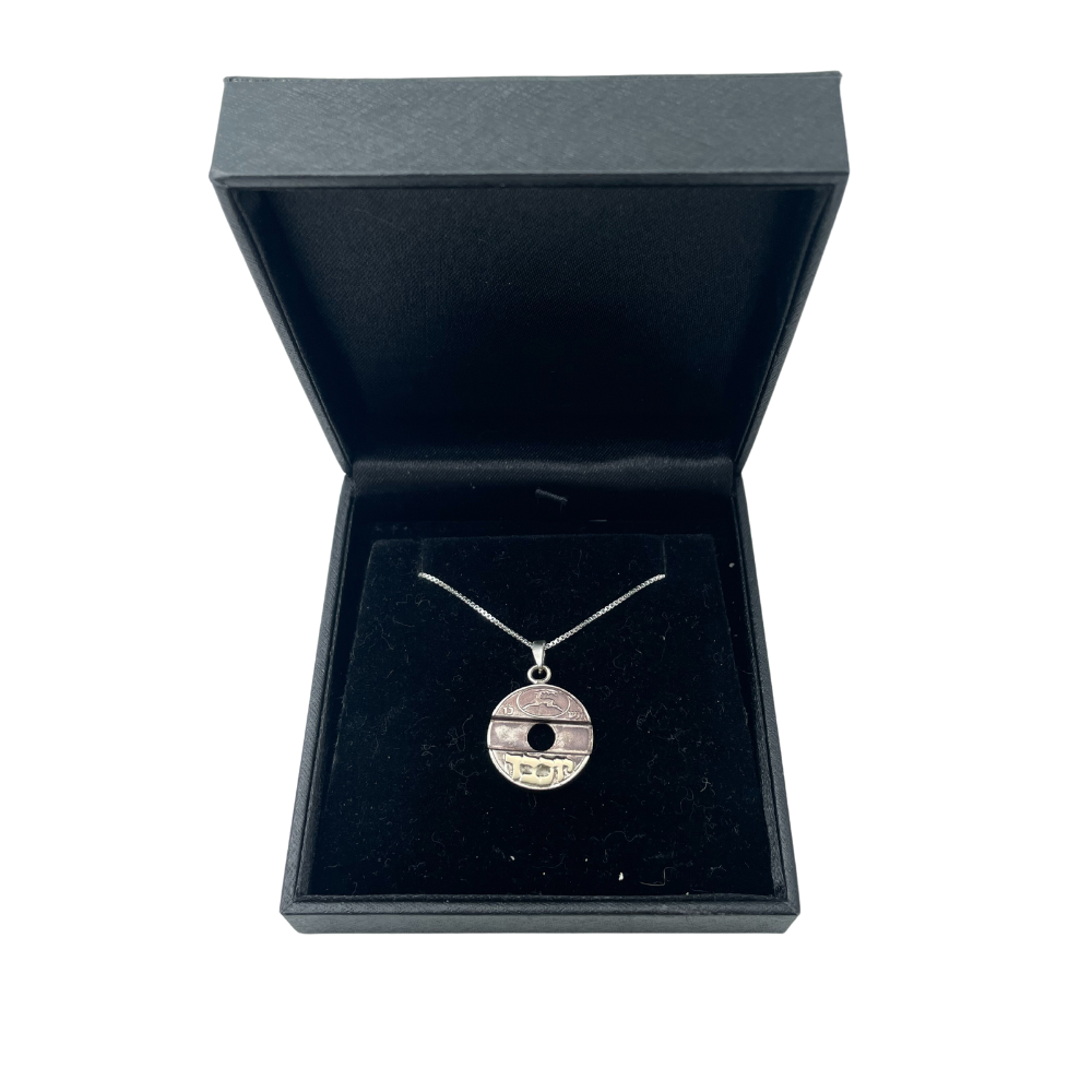 Silver and Gold Personalized Name "Asimon" Pendant