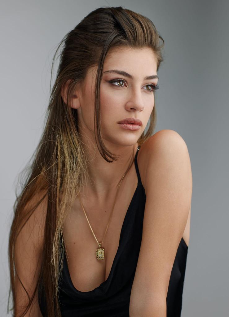 Beaded Bail 14K Yellow Gold and Precious Stones Large Hoshen Pendant