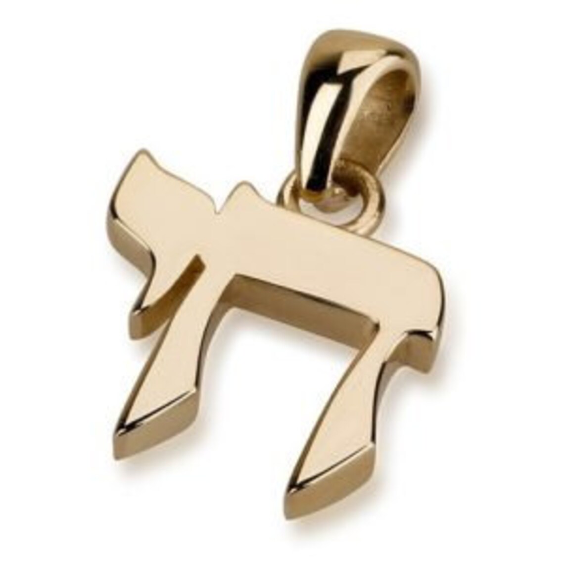 Chai Pendant - Small in 14K Gold