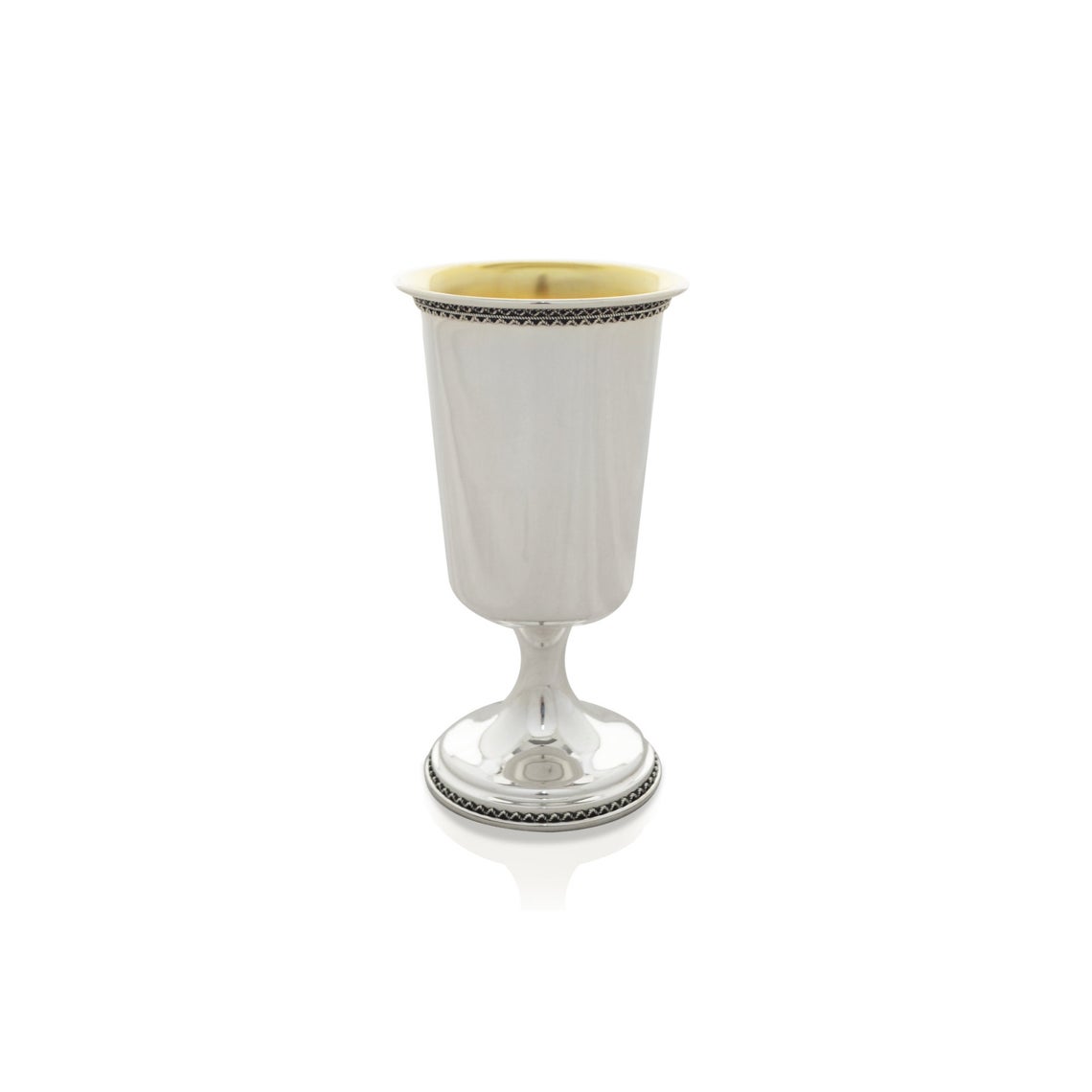 Zevulen Polished Sterling Silver Kiddush Cup
