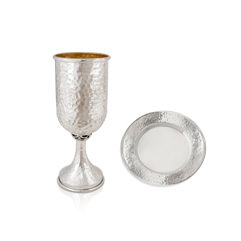 Vital Hammered Kiddush Cup