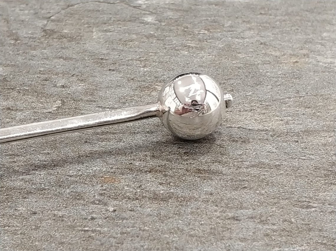 Sterling Silver Honey Spoon HoneyComb Design