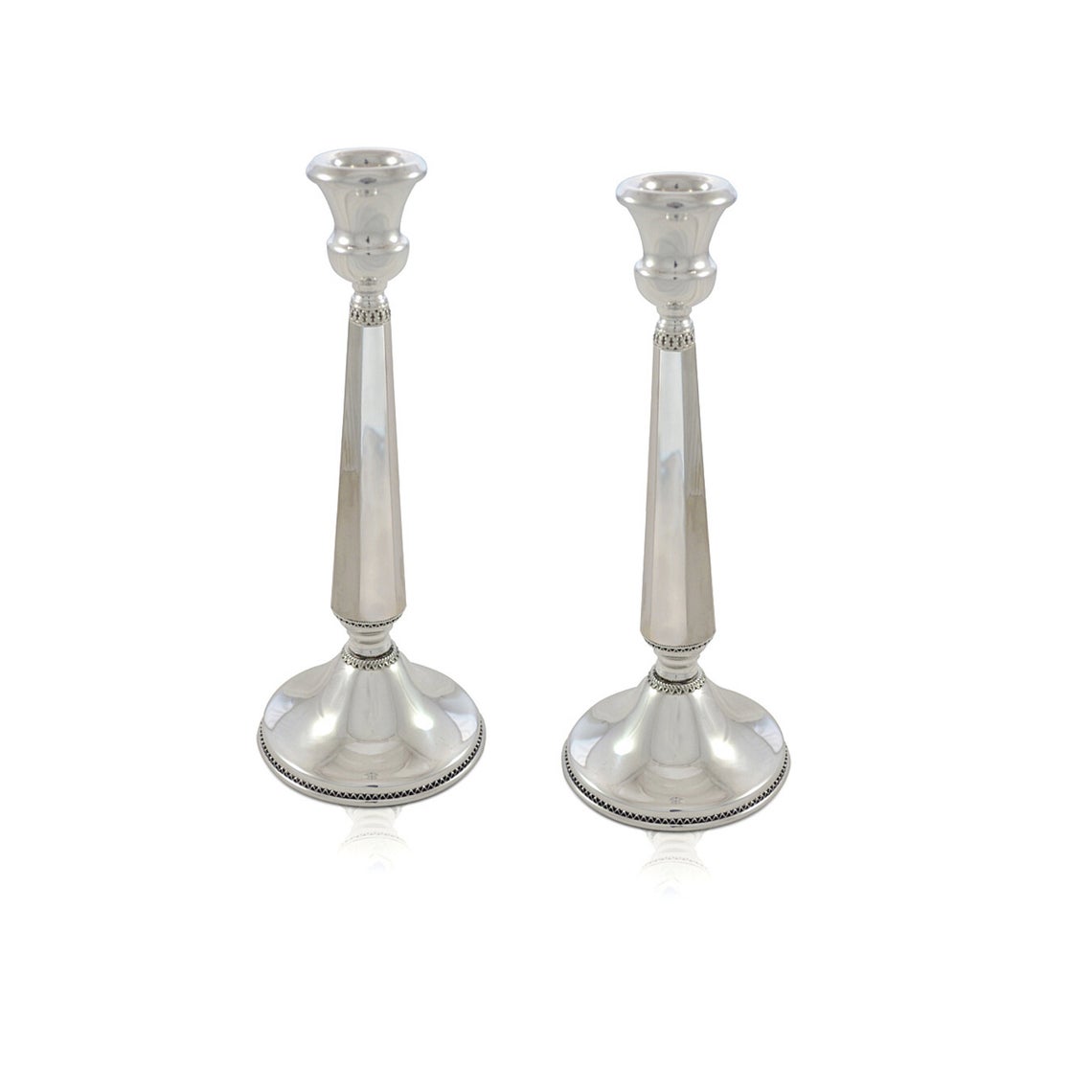 Hadassah Traditional Sterling Silver Candlesticks
