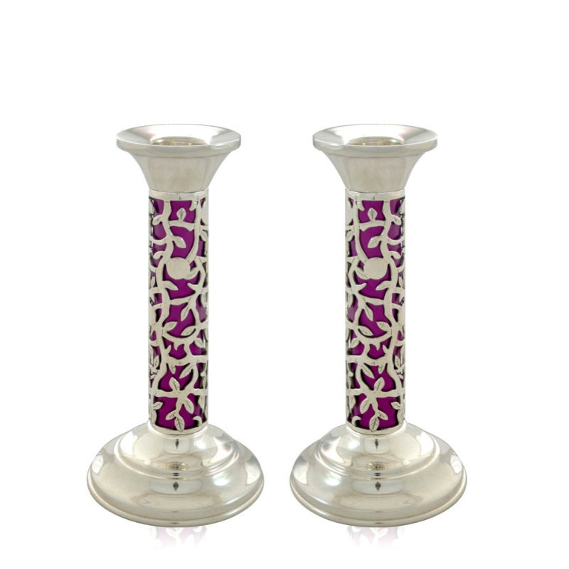 Tova Small Colorful Enamelled Candlesticks