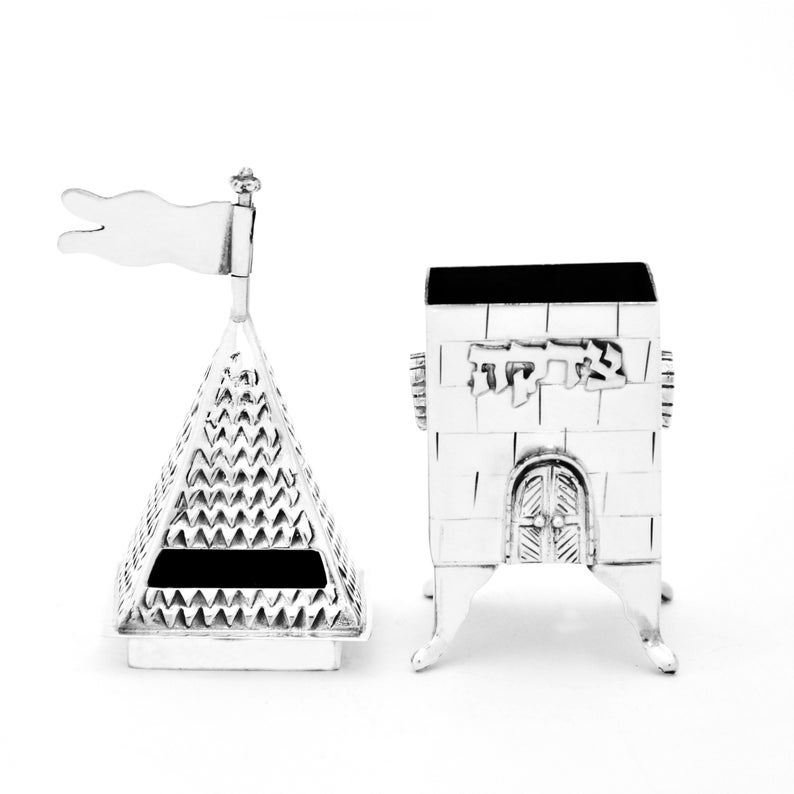 Sterling Silver House Tzedakah 'Charity' Box