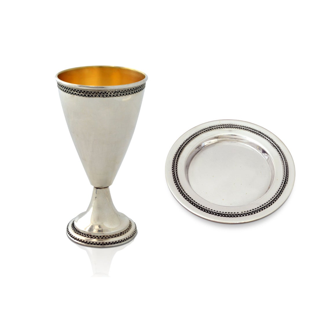 Aviram Classic Sterling Silver Kiddush Cup