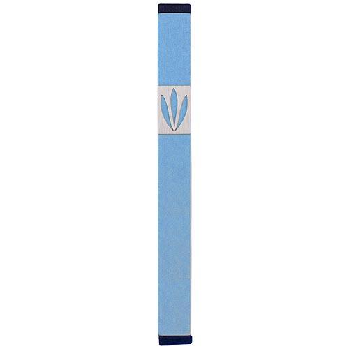 Shin Mezuzah With Leaves Design (XL)