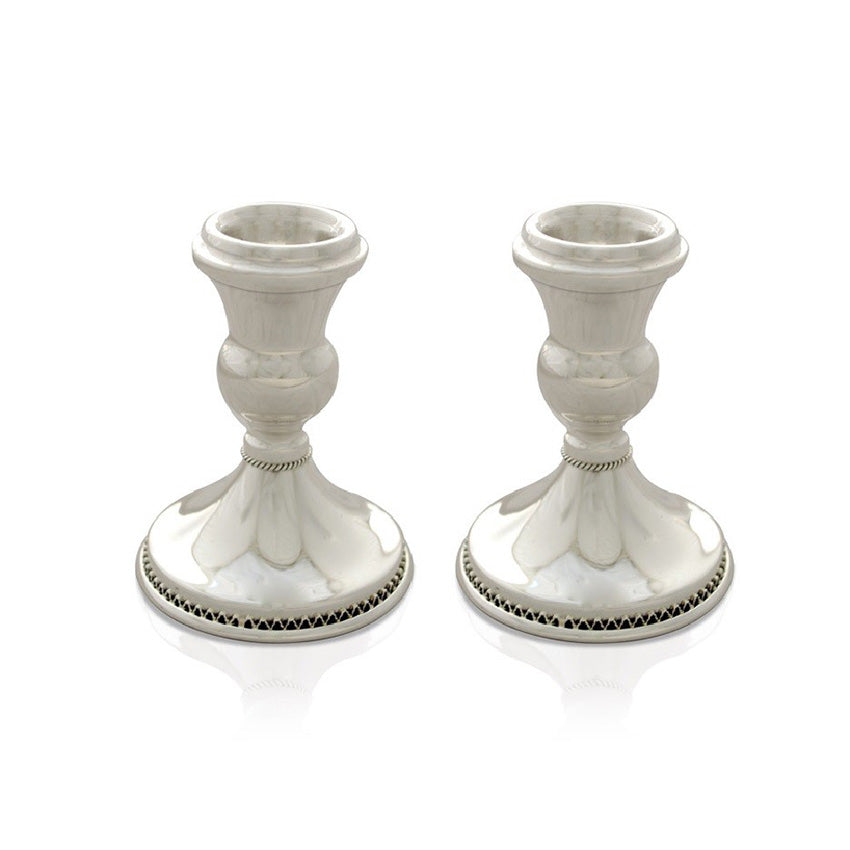 Classic Liat Mini Sterling Silver Candlesticks