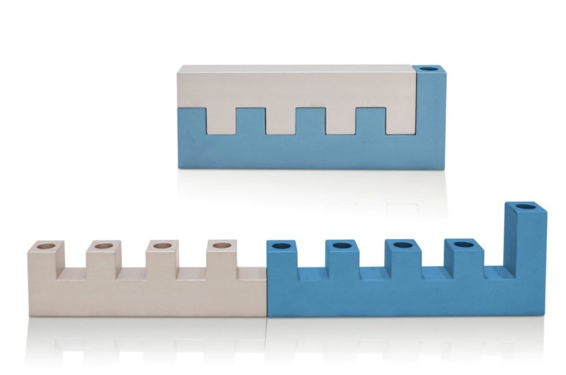 Modern Colorful Travel Menorah