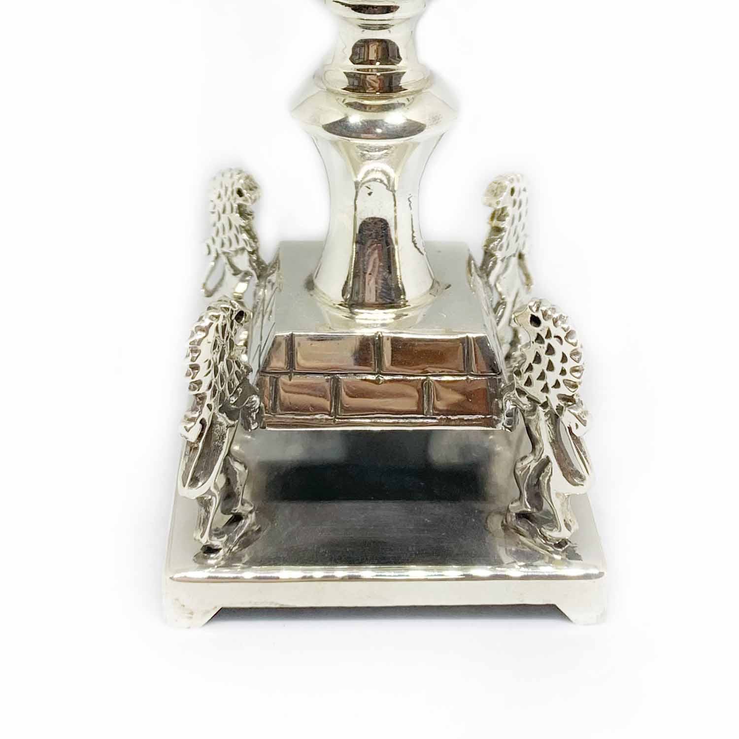 Lion of Judah Jerusalem Window Silver Kiddush Cup