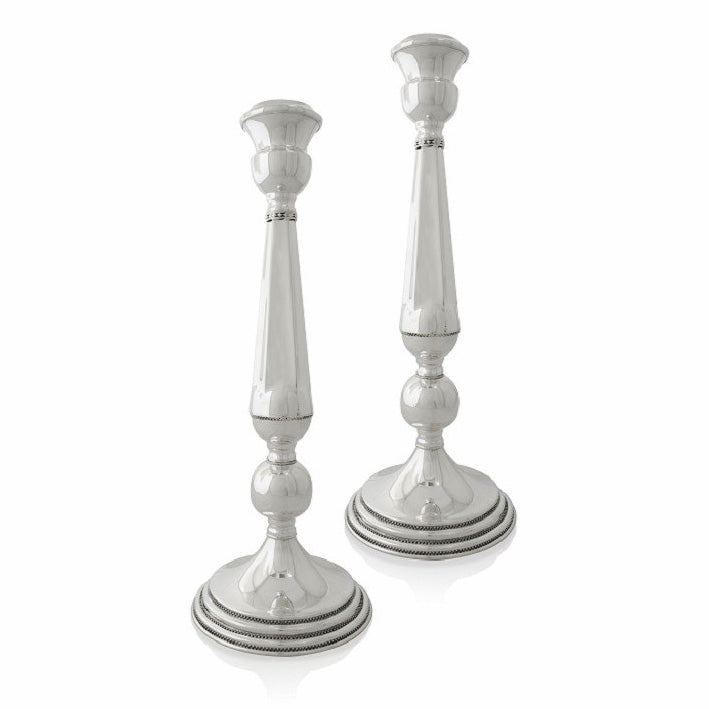 Maytal Sterling Silver Stately Candlesticks