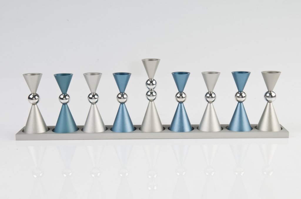 Contemporary Mini Ball Menorah