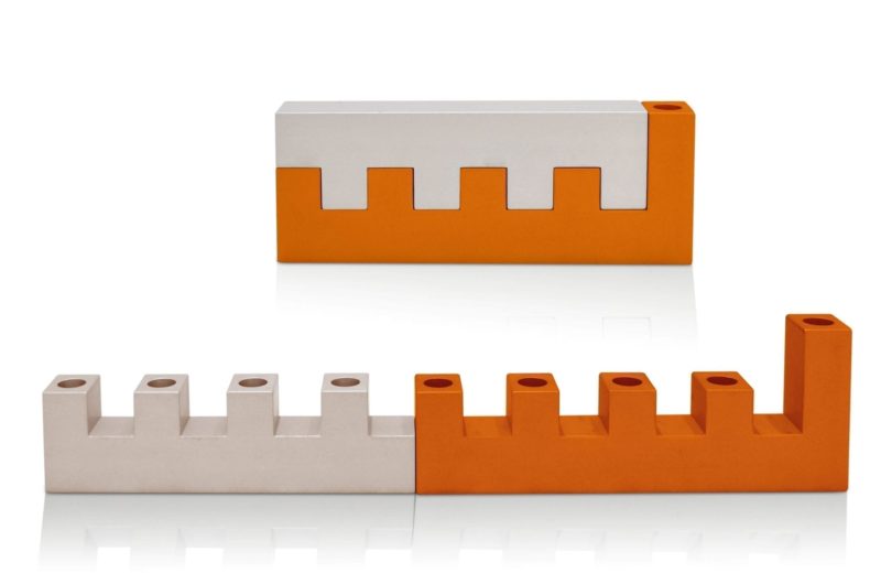 Modern Colorful Travel Menorah