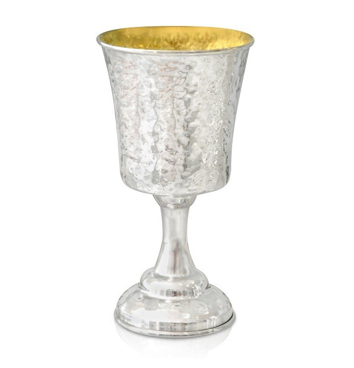 Ovadia Hammered Kiddush Cup