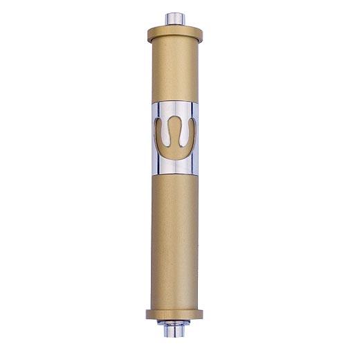 Modern Shin Scroll Mezuzah (Medium)