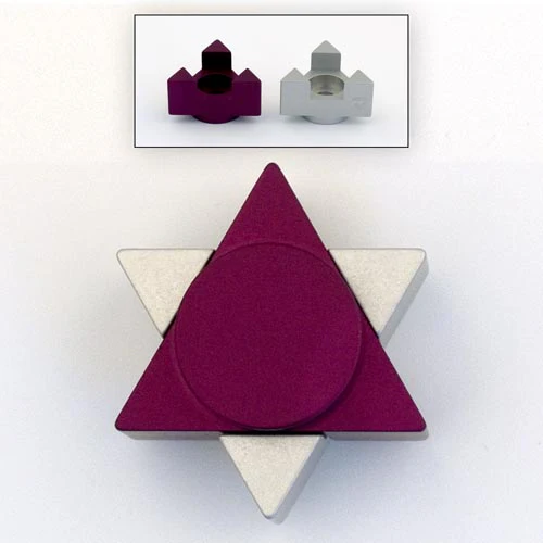 Magen David Travel Candle Holders