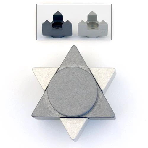 Magen David Travel Candle Holders
