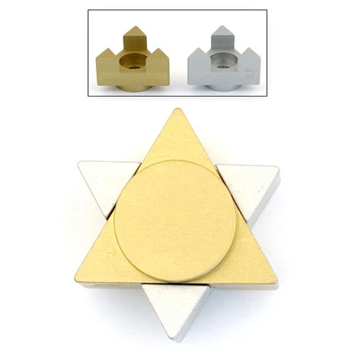 Magen David Travel Candle Holders