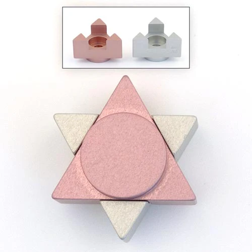 Magen David Travel Candle Holders