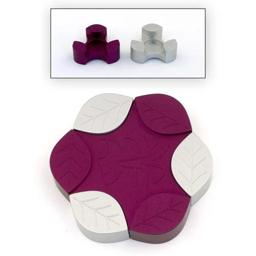Large Leaves Candle Holders