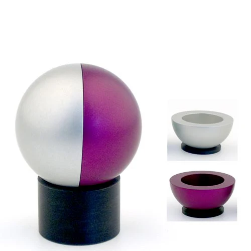 Dual-Colored Ball Traveling Candle Holders
