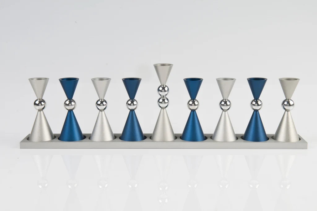 Contemporary Mini Ball Menorah