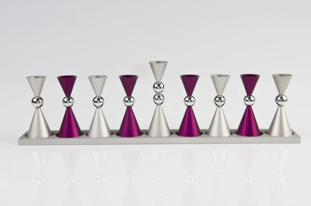 Contemporary Mini Ball Menorah