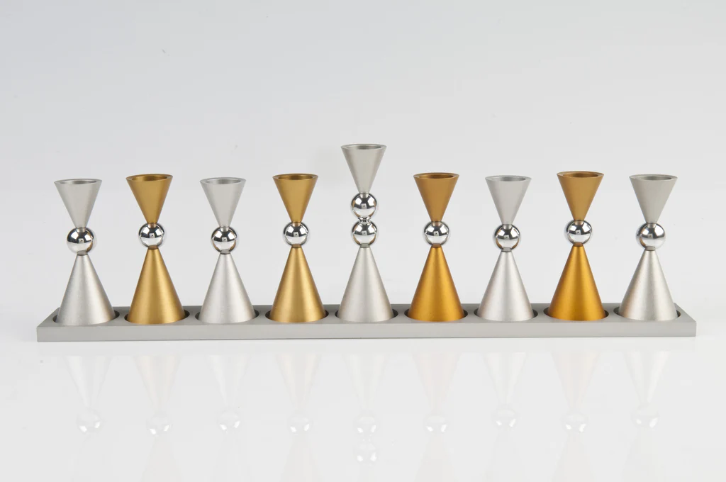 Contemporary Mini Ball Menorah