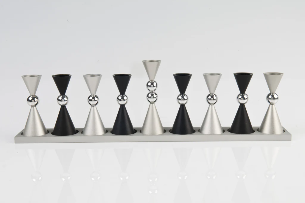 Contemporary Mini Ball Menorah