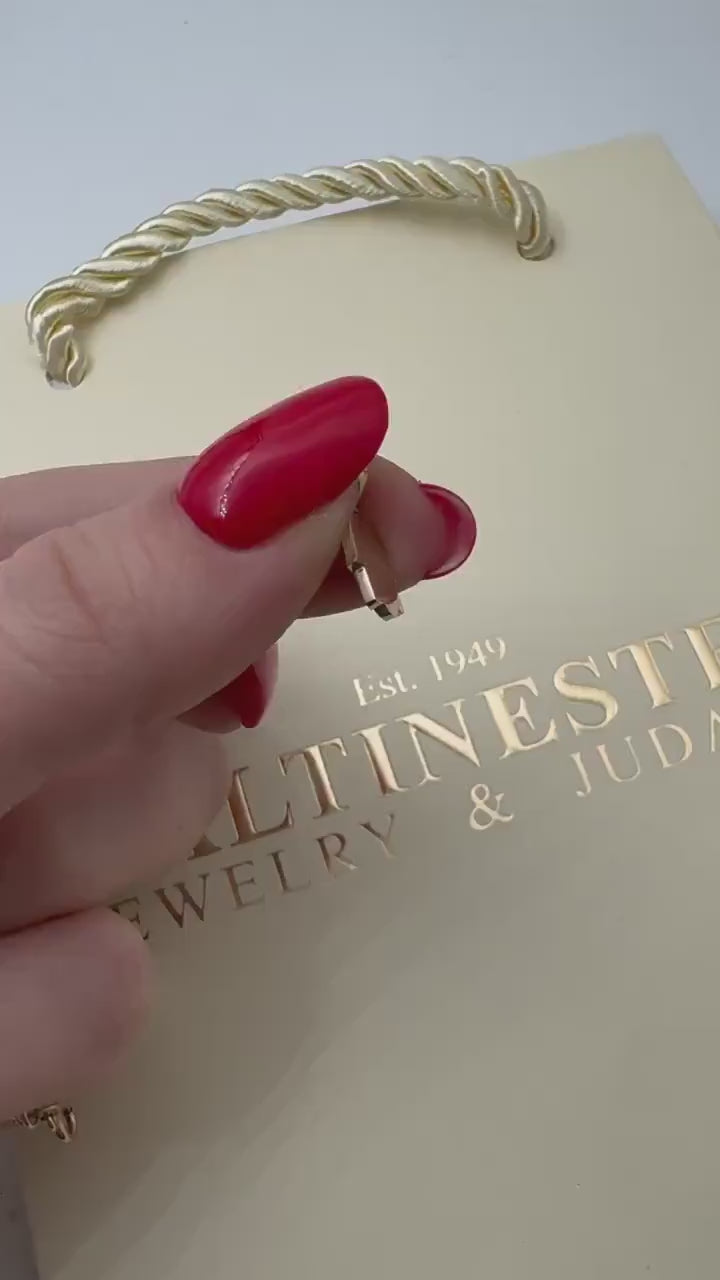 Load video: Mini 14K Gold Minimalist Hamsa Pendant