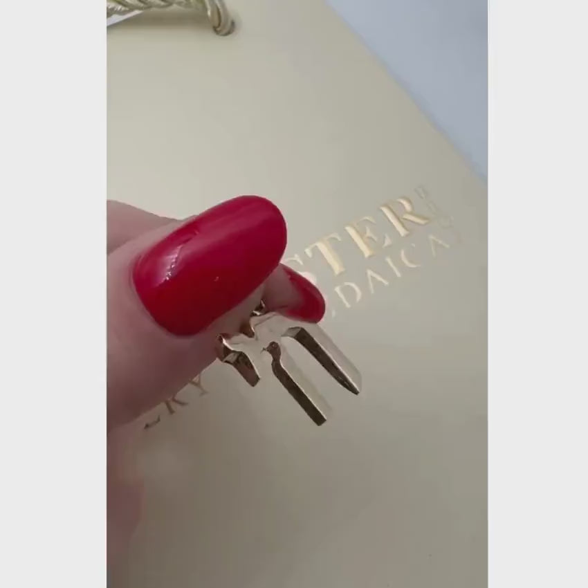 Load video: 14k Gold Hai Pendant