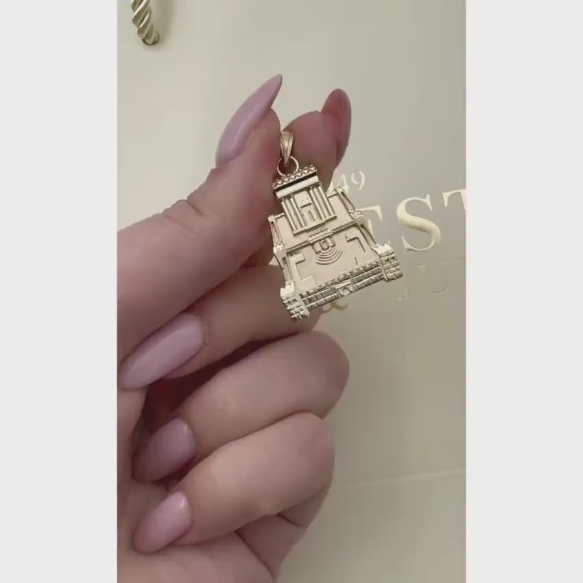 Load video: Holy Temple Necklace in 14K Gold