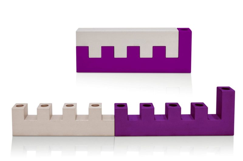 Modern Colorful Travel Menorah