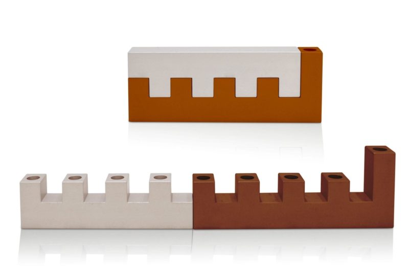 Modern Colorful Travel Menorah