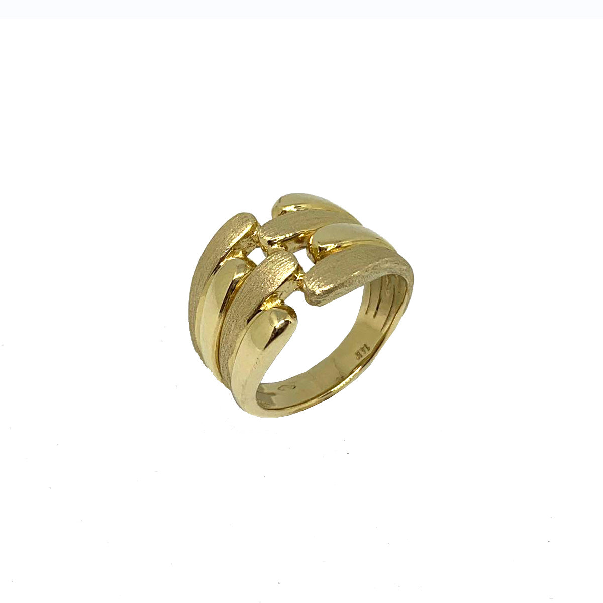 Gold Israeli Ring - 14k Gold Sabra Ring