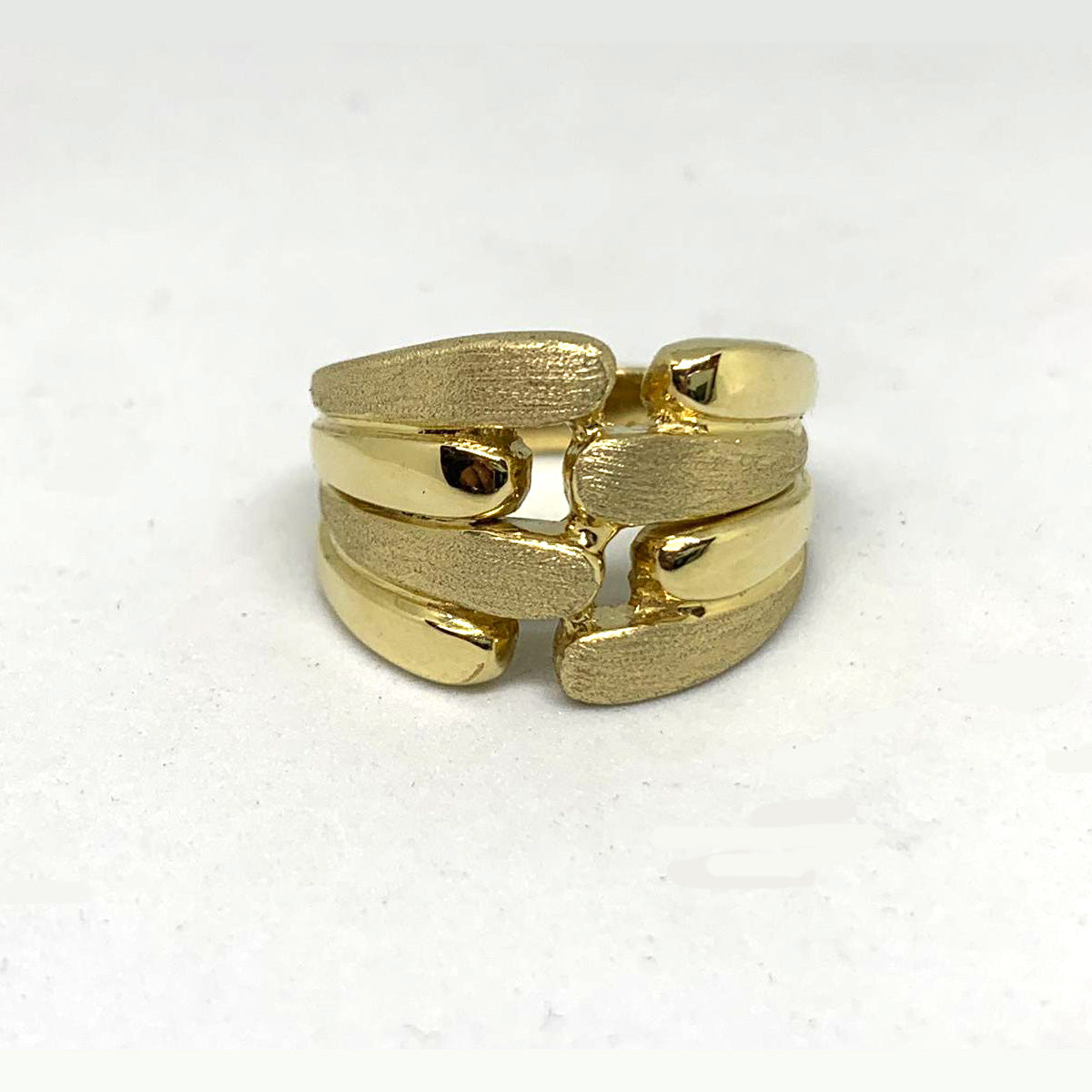 Gold Israeli Ring - 14k Gold Sabra Ring