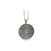 Round Silver Full Ana Bekoach Pendant