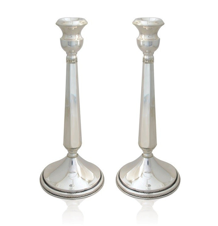 Talia Standard Sterling Silver Candlesticks