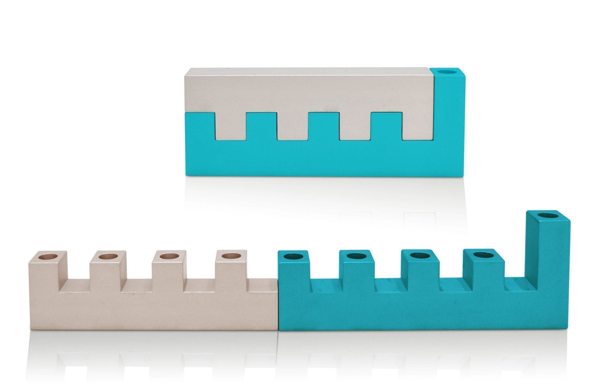 Modern Colorful Travel Menorah
