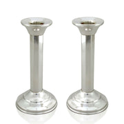 Yael Sterling Silver Column Candlesticks