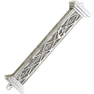 silver mezuzah