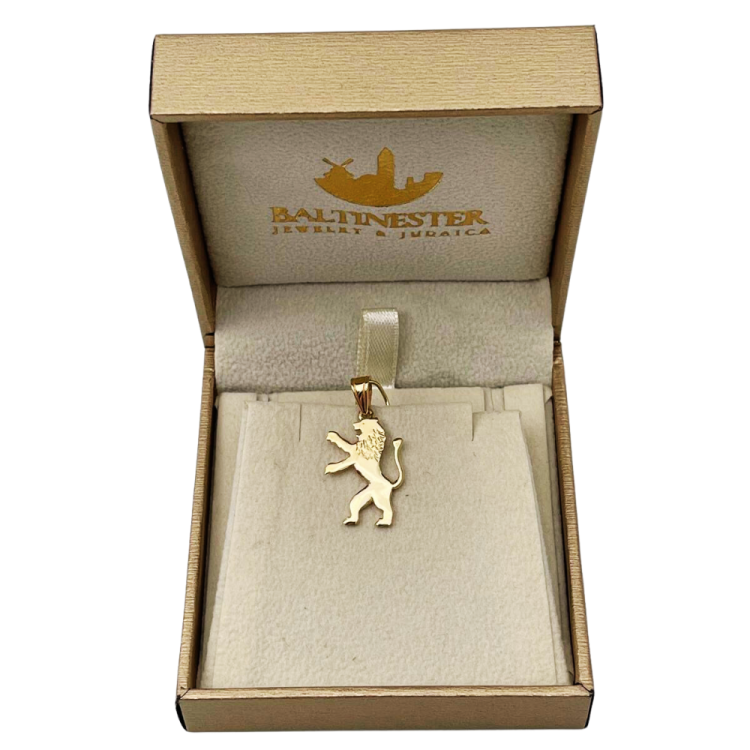 Lion of Judah 14k Gold Pendant - Small