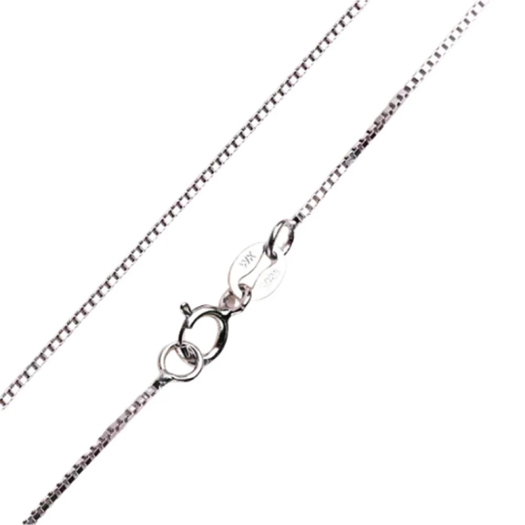 Sterling silver box chain