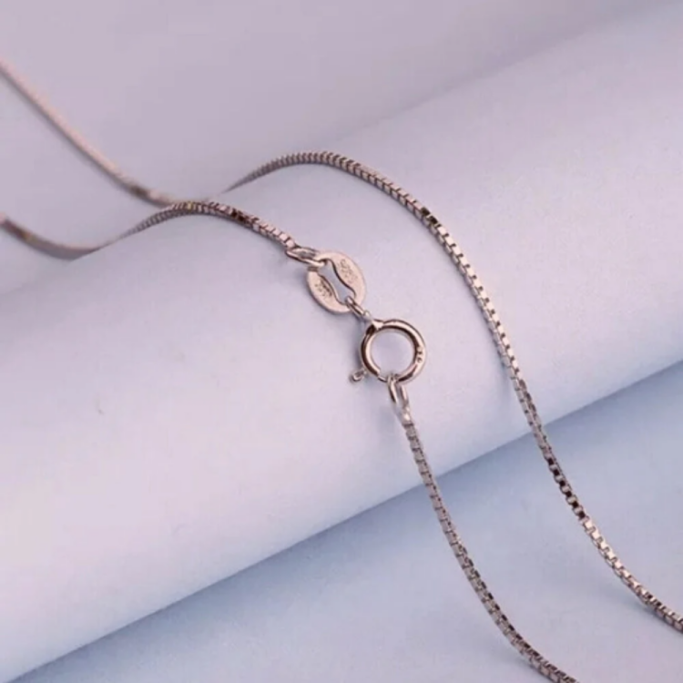 Sterling silver box chain