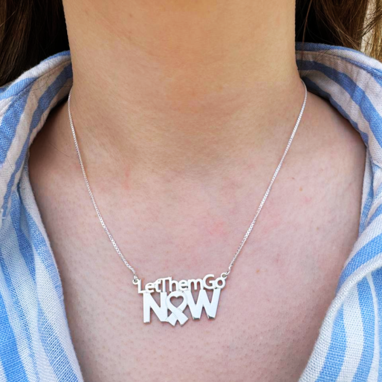 Let Them Go Now Necklace in Sterling Silver