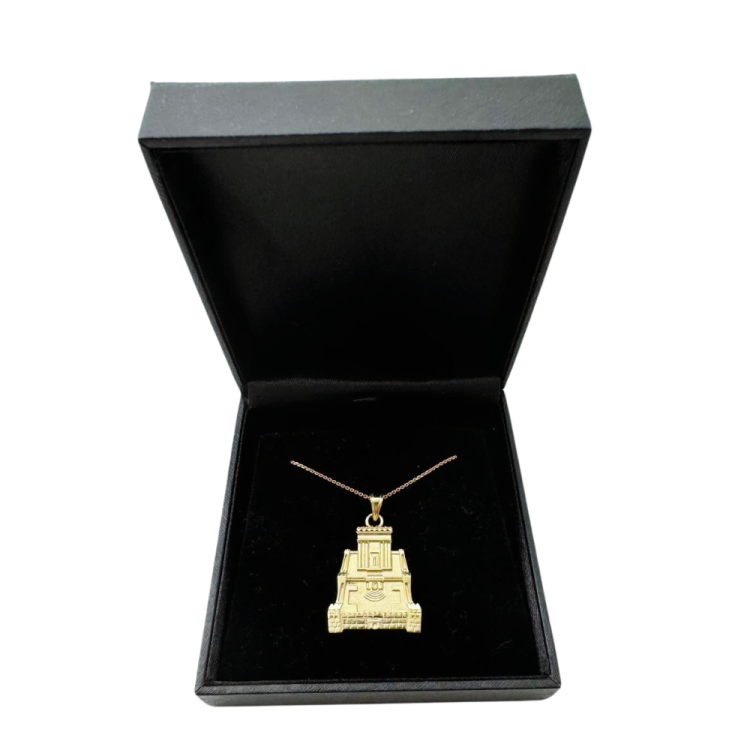 Holy Temple Necklace in 14 Gold